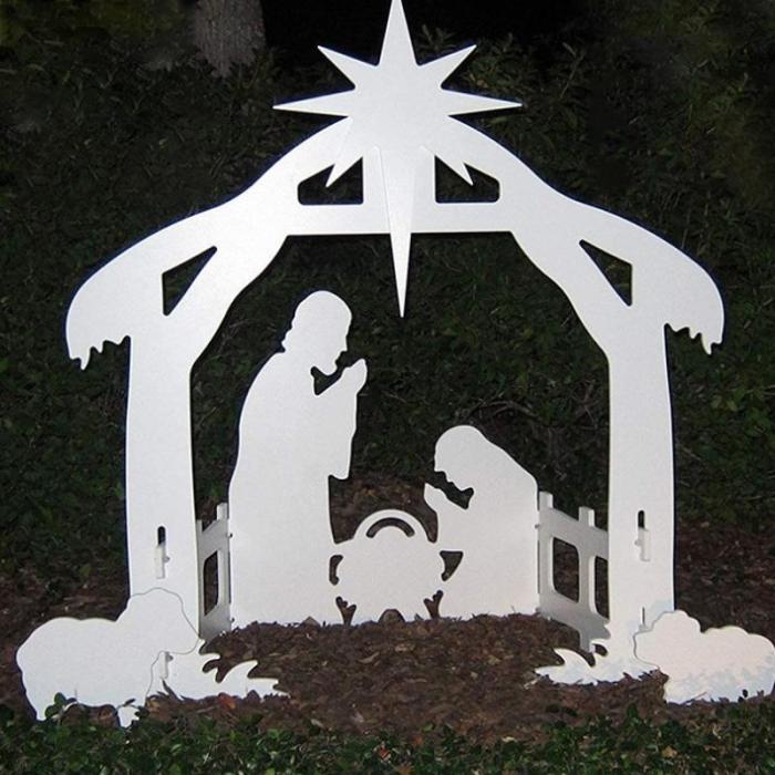 🎉🎉Early Christmas Sale 50% OFF NOW🎉Outdoor Nativity Scene,Christmas Nativity Set