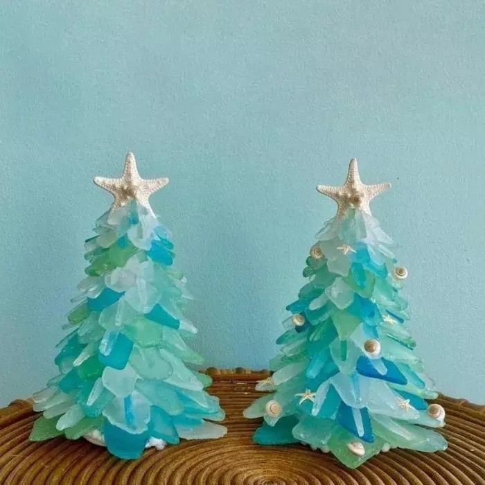 🎄50% OFF Christmas Sale🎄Sea Glass Christmas Tree