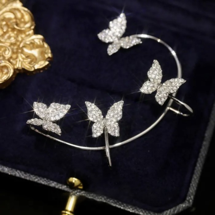 (🎅Early Christmas Sale - Save 50% OFF)Zircon Butterfly Earrings