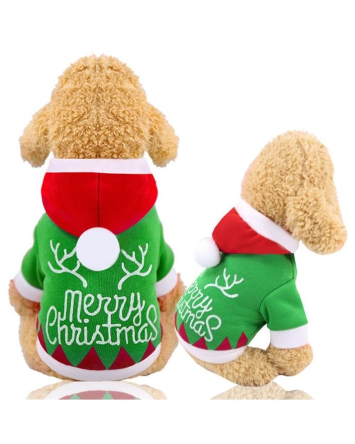 New Dog Clothes Christmas Costumes Dogs Cat Hoodies Chihuahua Winter