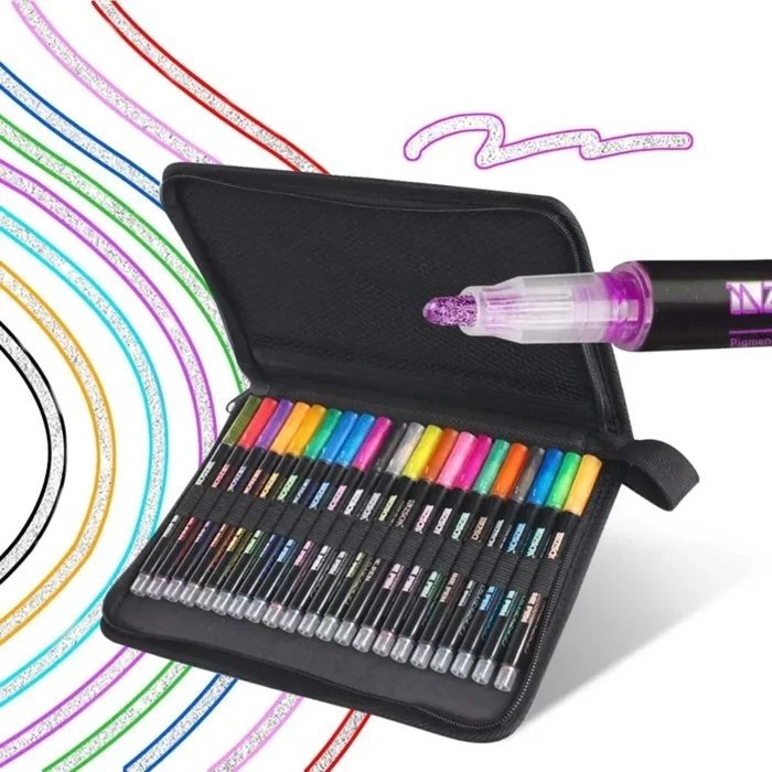 🔥Christmas Hot Sale🔥8/12/21 Colors Outline Marker Pens