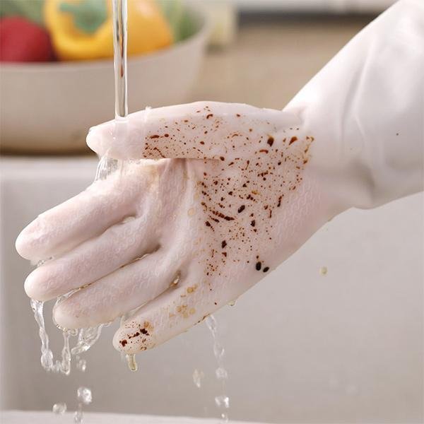Latex Dishwashing Gloves