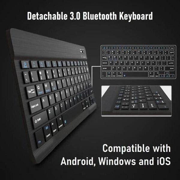 Detachable Wireless Bluetooth Keyboard Kit