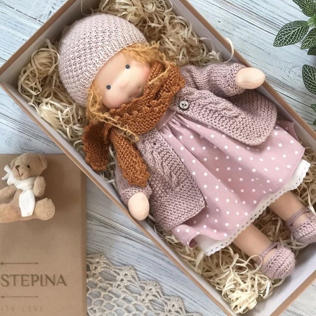 🎁The Best Gift for Christmas-Handmade Waldorf Doll👧 Free Shipping