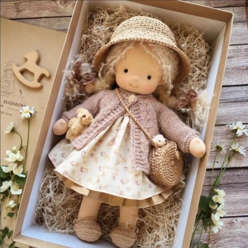 🎁The Best Gift for Kids-Handmade Waldorf Doll👧 Free Shipping