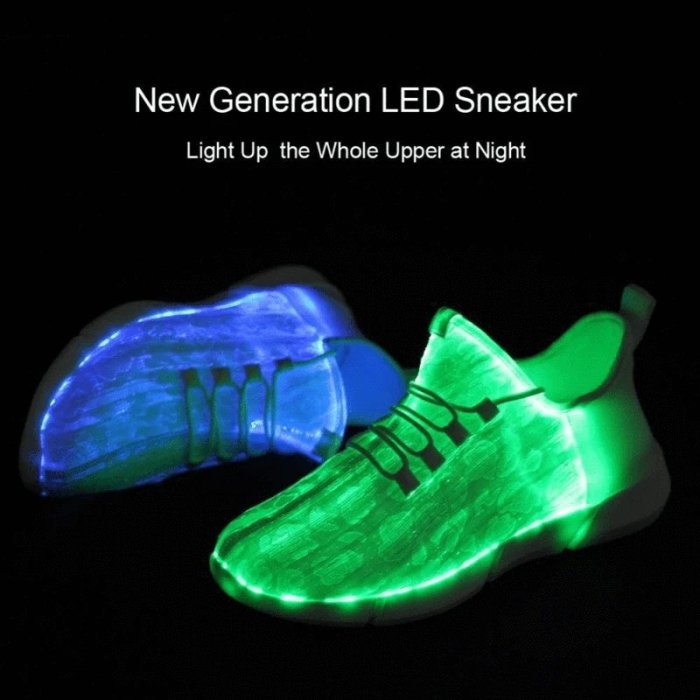 LED Shining Shoes Cool Sneakers with USB charging