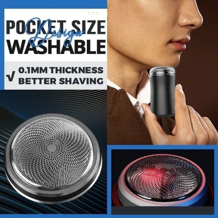 Pocket Size Washable Electric Razor