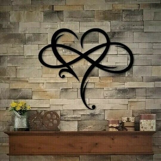 🔥 Last Day 50% OFF 🔥 Infinity heart - Steel wall decor Metal Wall art