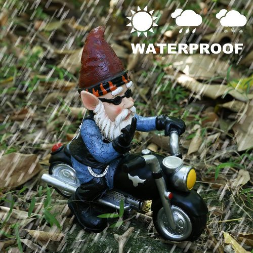 Gnome Motorcycle Statue