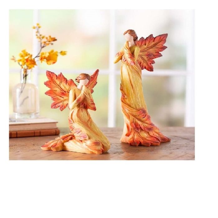 Abstract Autumn Angel Statue