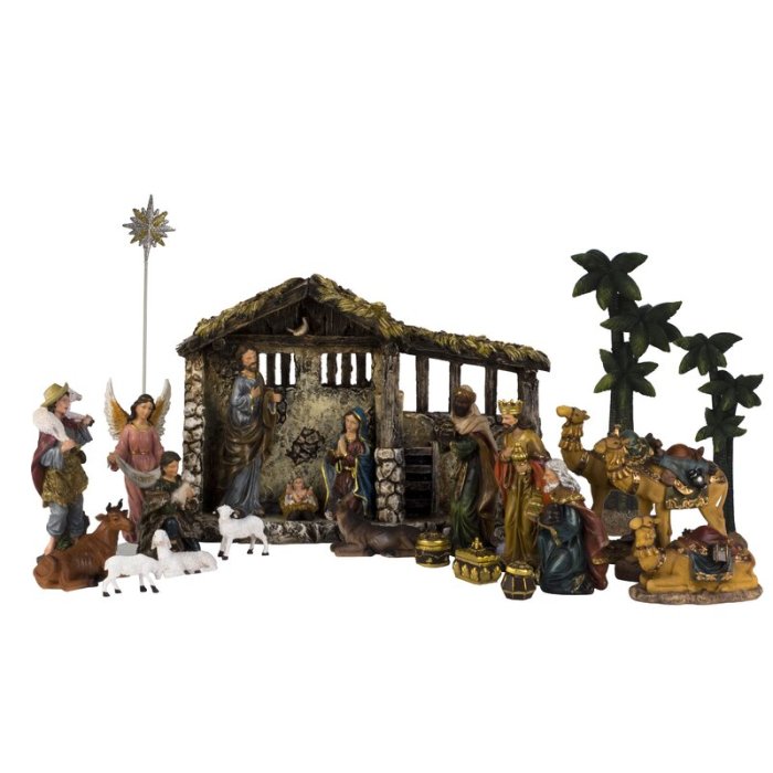21 Piece Nativity Set