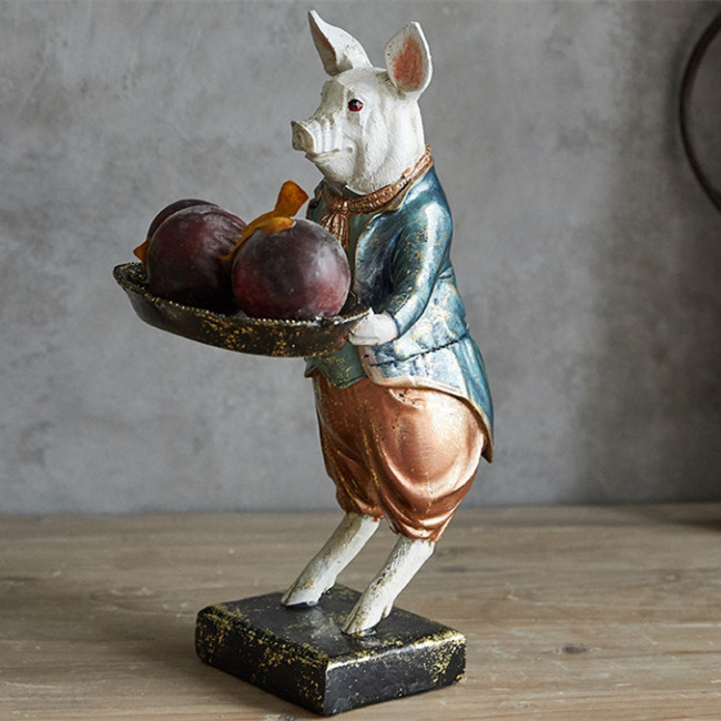 Standing Pig Sculpture Home Table Decor🔥Free Shipping