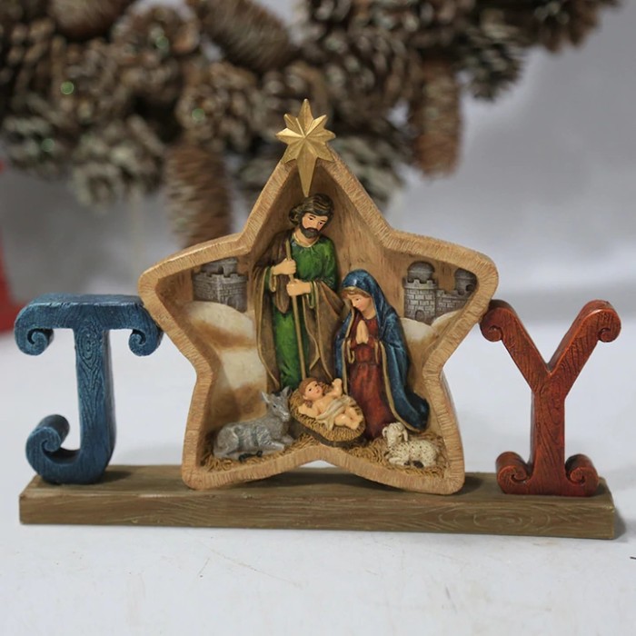 Christian Jesus Birth Scene Decorative