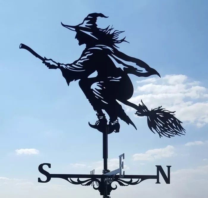 Witch Metal Weathervane