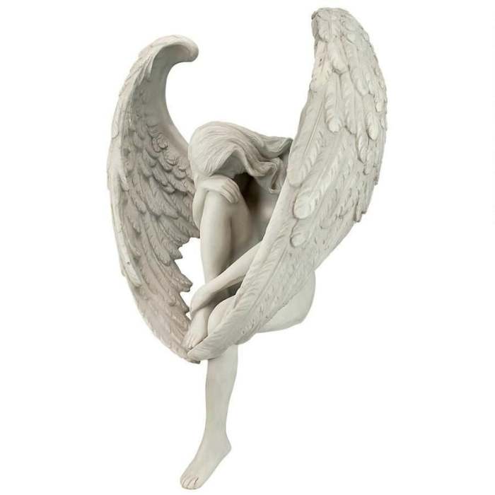 Anguished Angel Garden Statue
