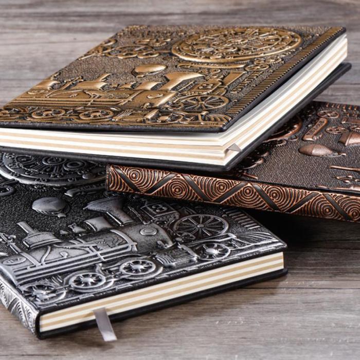 European Style Embossed Vintage A5 Diary