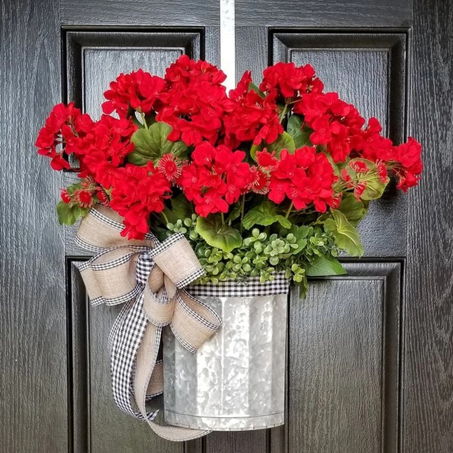 Geraniums basket Wreaths(🎁Easter Hot Sale-🎁)