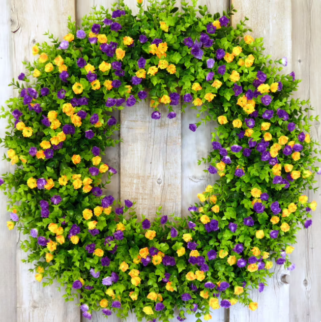 💐🎉Farmhouse Colorful Cottage Wreath(🎁Spring Hot Sale🎁)