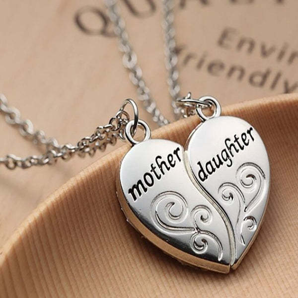 （🎁Gift For Mom）Mother + Daughter Pendant Necklace