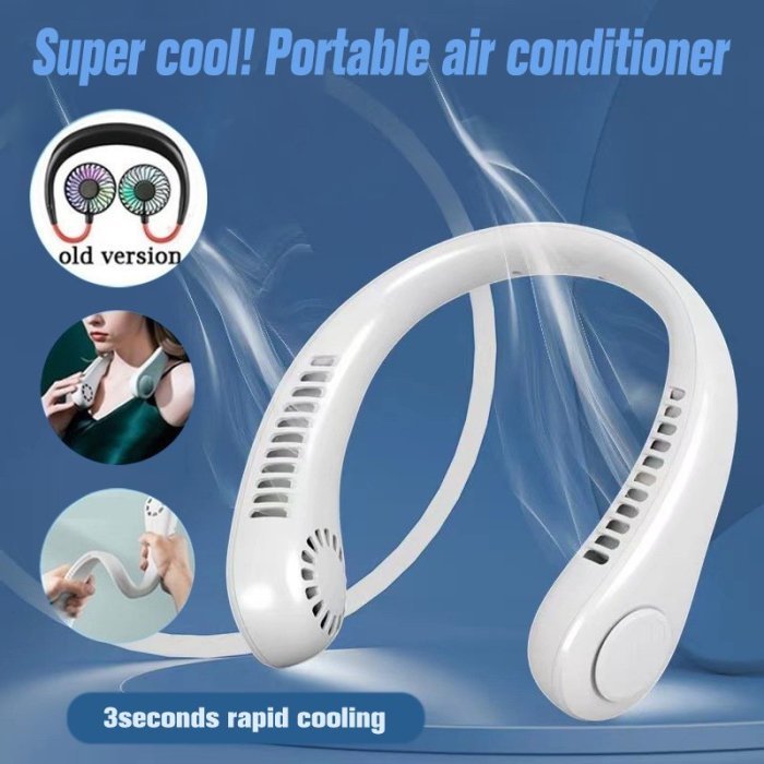 (🎁🔥Father's Day Sale-50% OFF)2022 New Portable Neck Fan