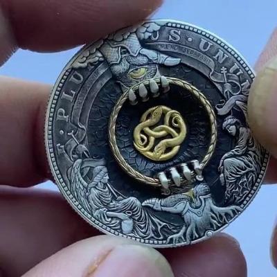 [40% OFF]Handmade Art Coin Carved by Roman Booteen