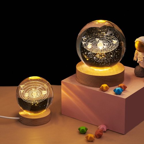 3D Planet Crystal Ball