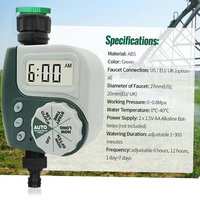 Professional Electronic Garden Watering Timer
