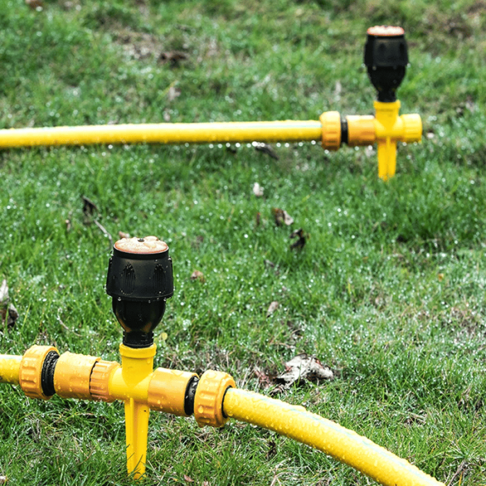 🔥360° Rotation Auto Irrigation System Garden Lawn Sprinkler Patio