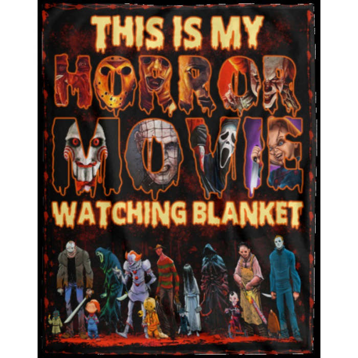 (🔥🔥Semi-Annual Sale-50% OFF🌟)Halloween Terror Flannel Blanket