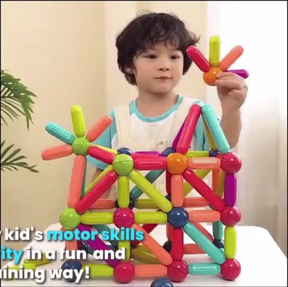Last Day Special Sale 49% OFF --- Magnetic Balls and Rods Set Educational Magnet Building Blocks