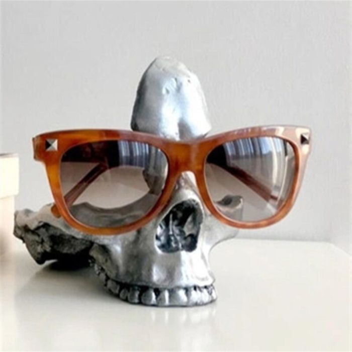 Halloween Skull Glasses Stand Holder