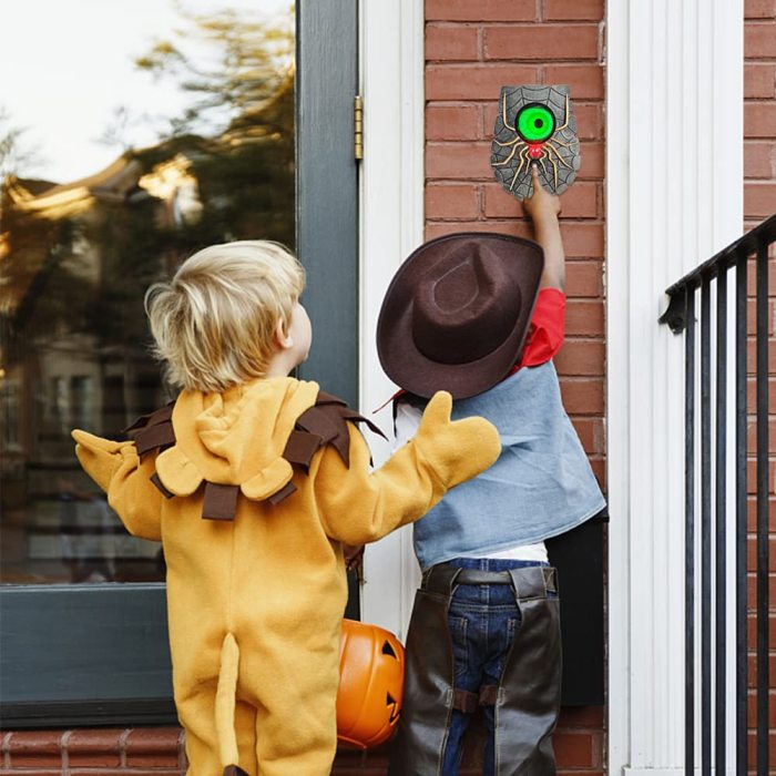 Halloween Eyeball Doorbell with Spooky Sounds