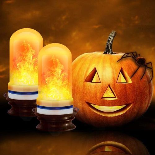 🎃 LED Flame Effect Light Bulb-With Gravity Sensing Effect