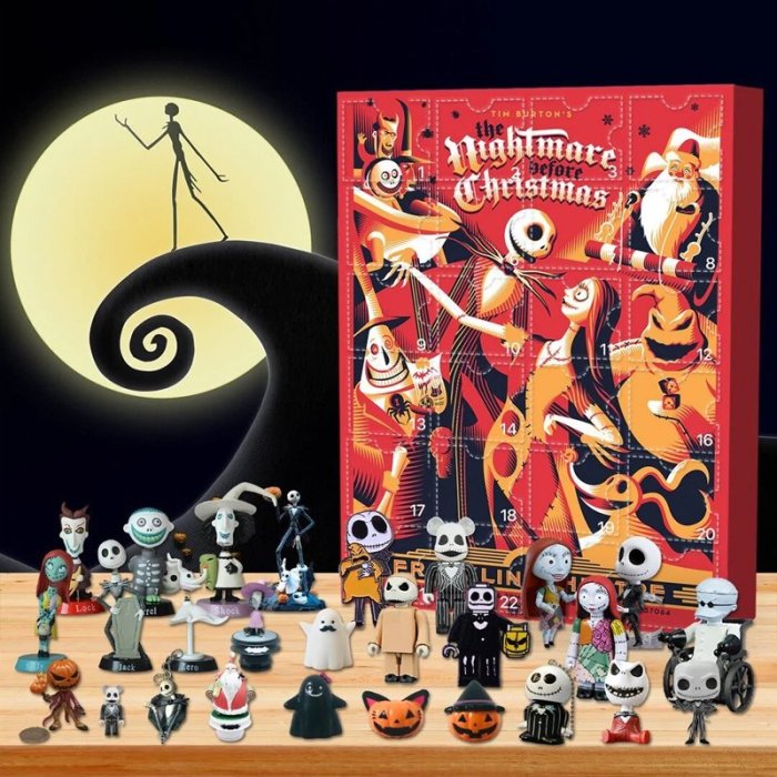 🎁🎁2022 Halloween Christmas Doll Advent Calendar - includes 24 gifts