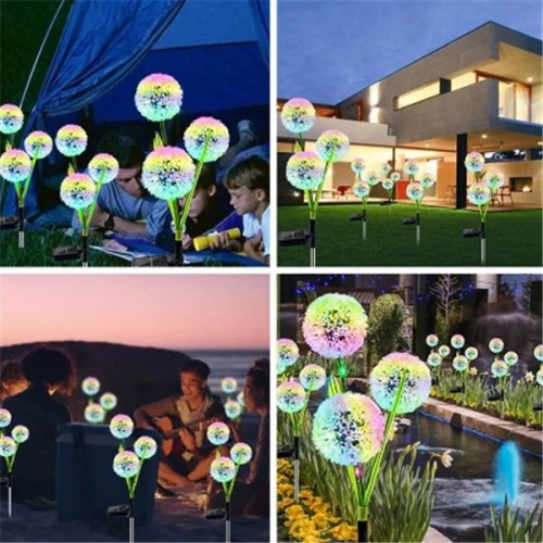 2022 New Solar Dandelion Garden Lights