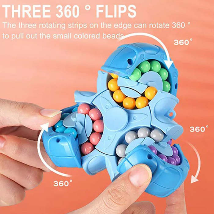 Six-sided Rotating Fingertip Cube