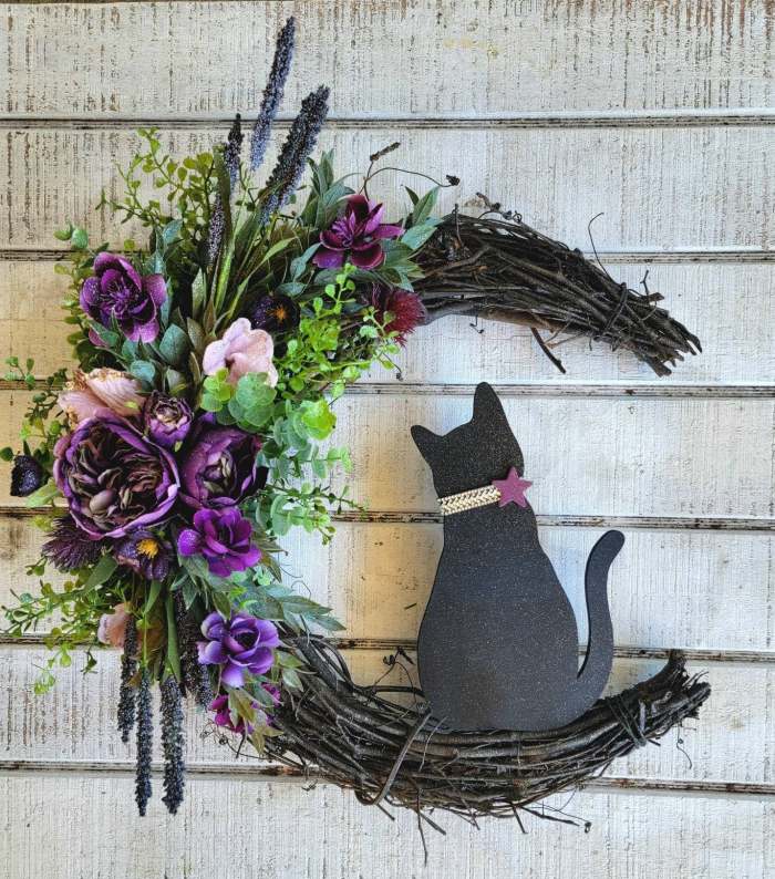 Kitty Lovers Door Decoration Art Wreath