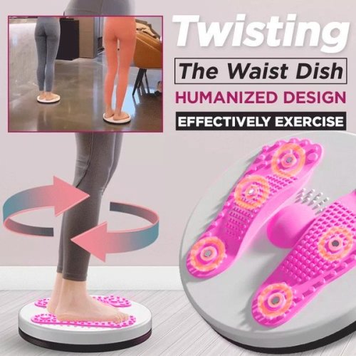 Twist waist turntable weight loss massage artifact home silent fitness