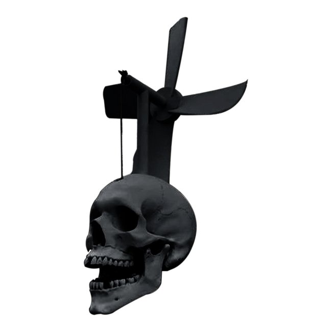 Skull Whirligig - 💀Gothic Halloween Garden Decor