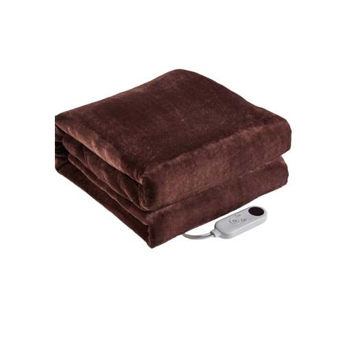 Plush Electric Blanket for Cold Weather, Fast Heating, Multi Heat Setting, Machine Washable