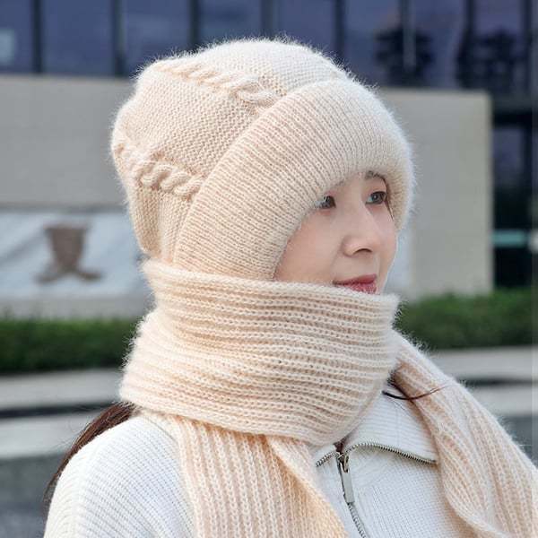 🎄Integrated ear protection hood scarf