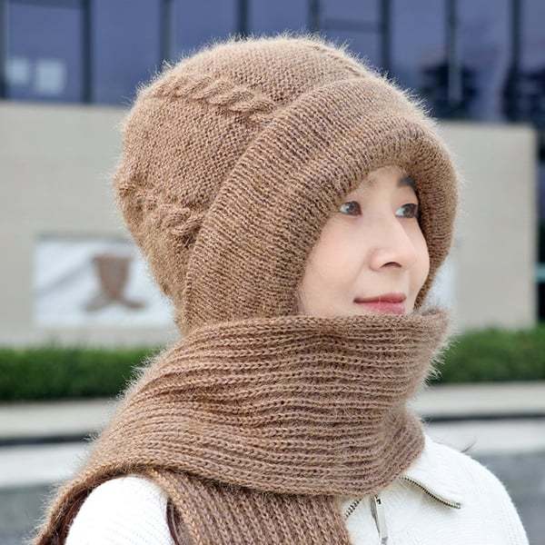 🎄Integrated ear protection hood scarf
