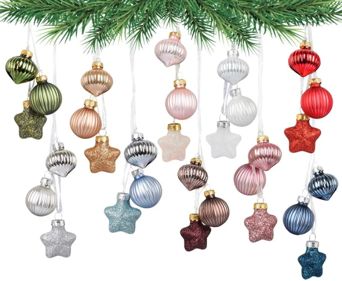Mushroom Shaped Christmas Ornaments