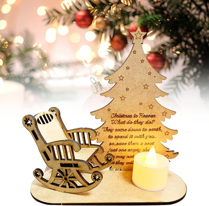 💥Last Day 79% OFF -🎅 Christmas Remembrance Candle Ornament To Remember Loved Ones🕯