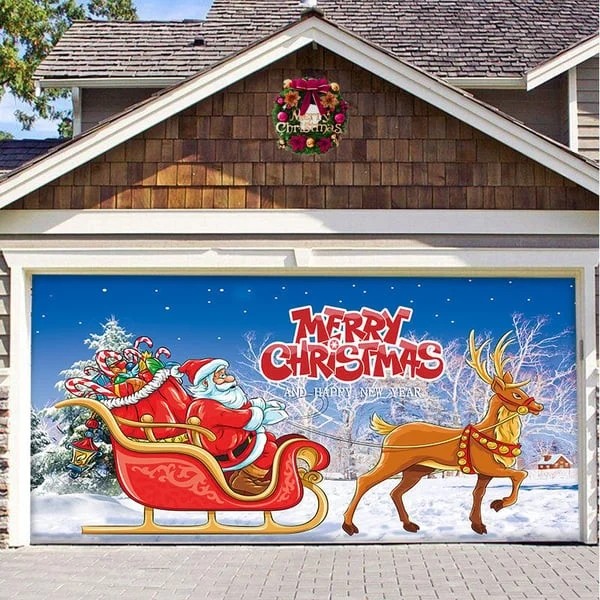 Winter Sale 48% OFF - Christmas 2023 Garage Door Decoration