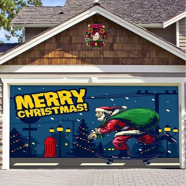 Winter Sale 48% OFF - Christmas 2023 Garage Door Decoration