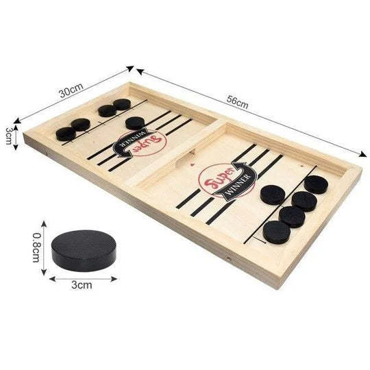 Best Interactive Game Ever - Fast Sling Puck Game - Christmas Gift For Family, Friends, Children