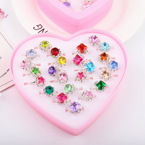 Jewelry Rings Set for Kids Pretend Play