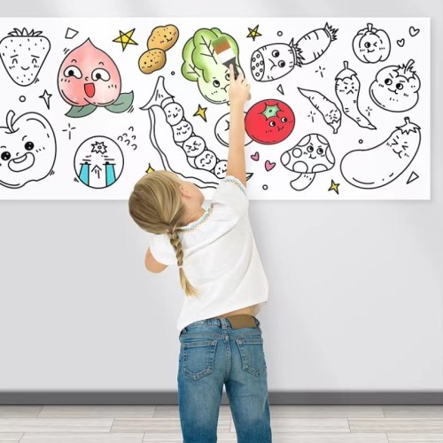 Extra long Coloring Poster for Kids