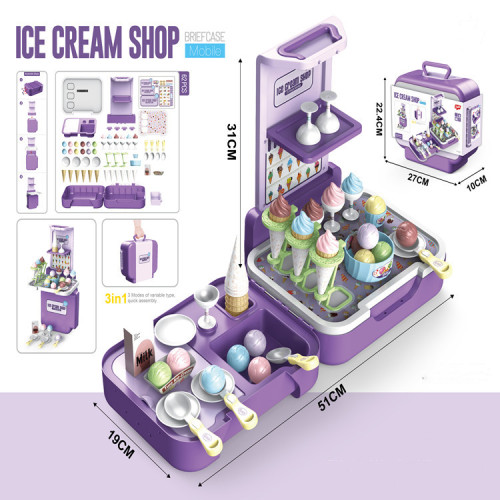 Ice Cream Shop Suitcase Pretend toy